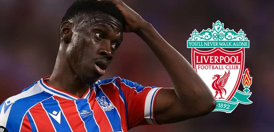 Crystal Palace player looking concerned during match