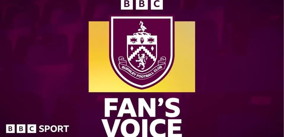 Burnley Football Club logo with BBC Sport branding