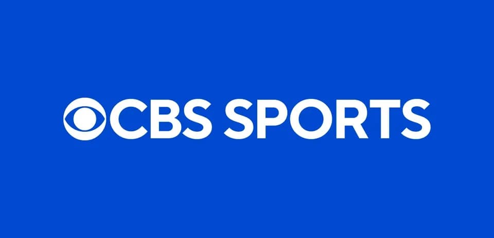 CBS Sports logo on blue background