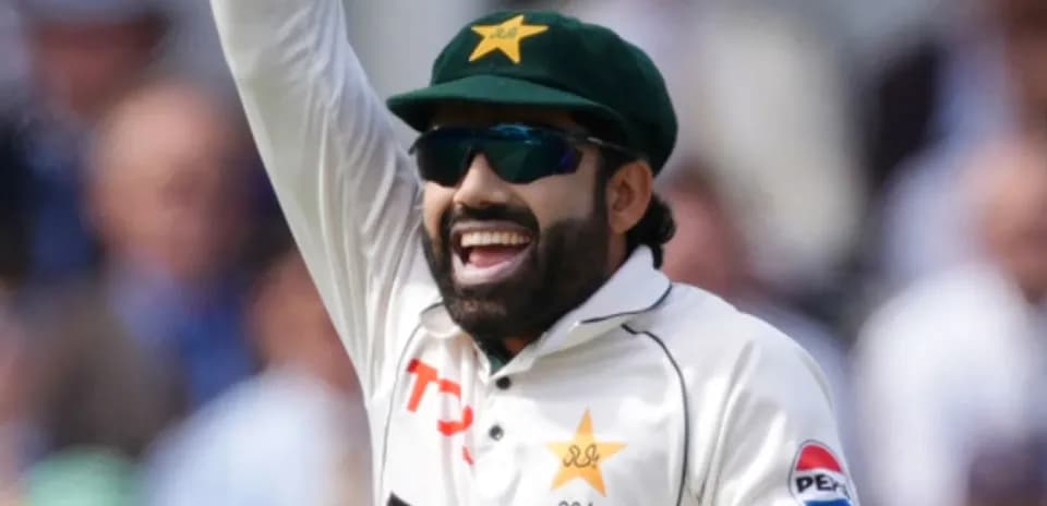 Cricketer celebrating a wicket during match