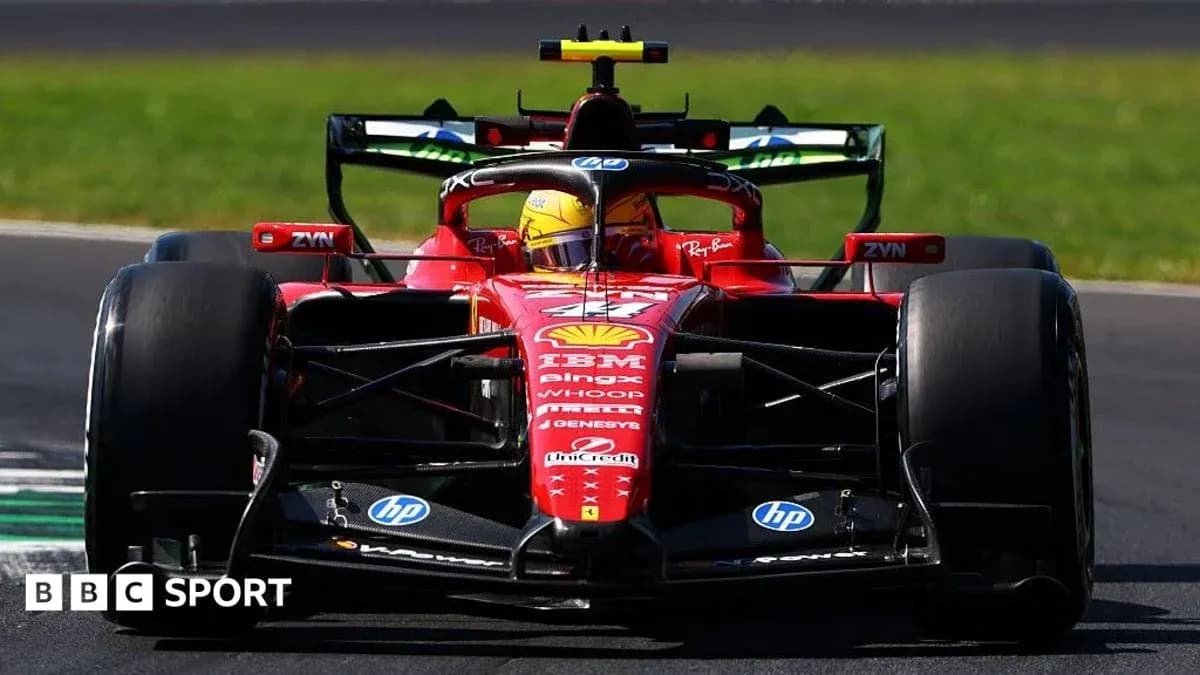 Ferrari Formula 1 car racing on track