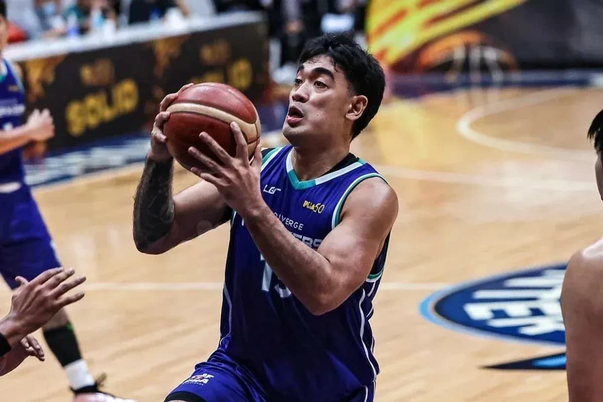 Player shooting a basketball during a game