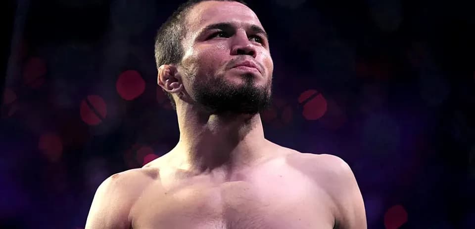 Fighter posing confidently before a match