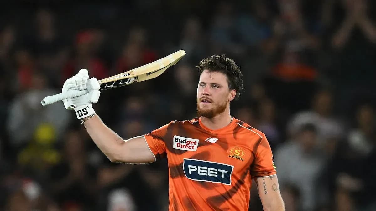 Batsman celebrating after scoring runs in match