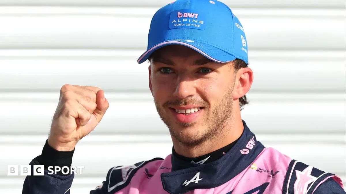 Driver celebrating with fist after race