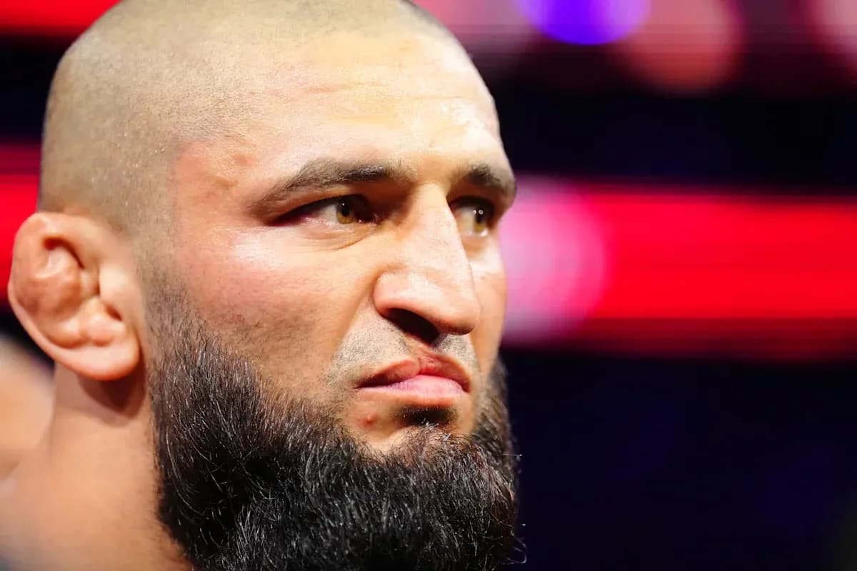 Fighter with beard preparing for match entrance