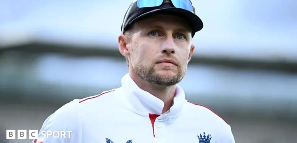 Cricketer wearing England kit during a match