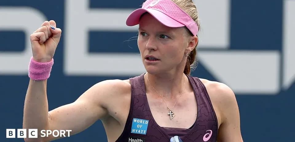 Female tennis player celebrating a point on court