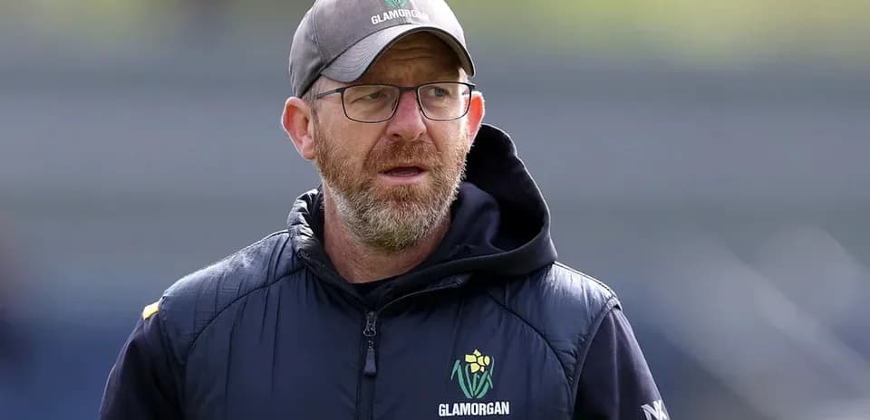 Glamorgan coach during training session outdoors