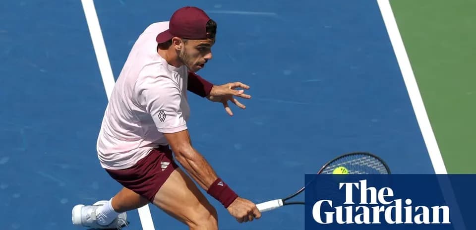 Player executing a forehand shot on court