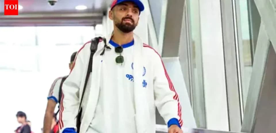 Player walking with a bag in airport terminal