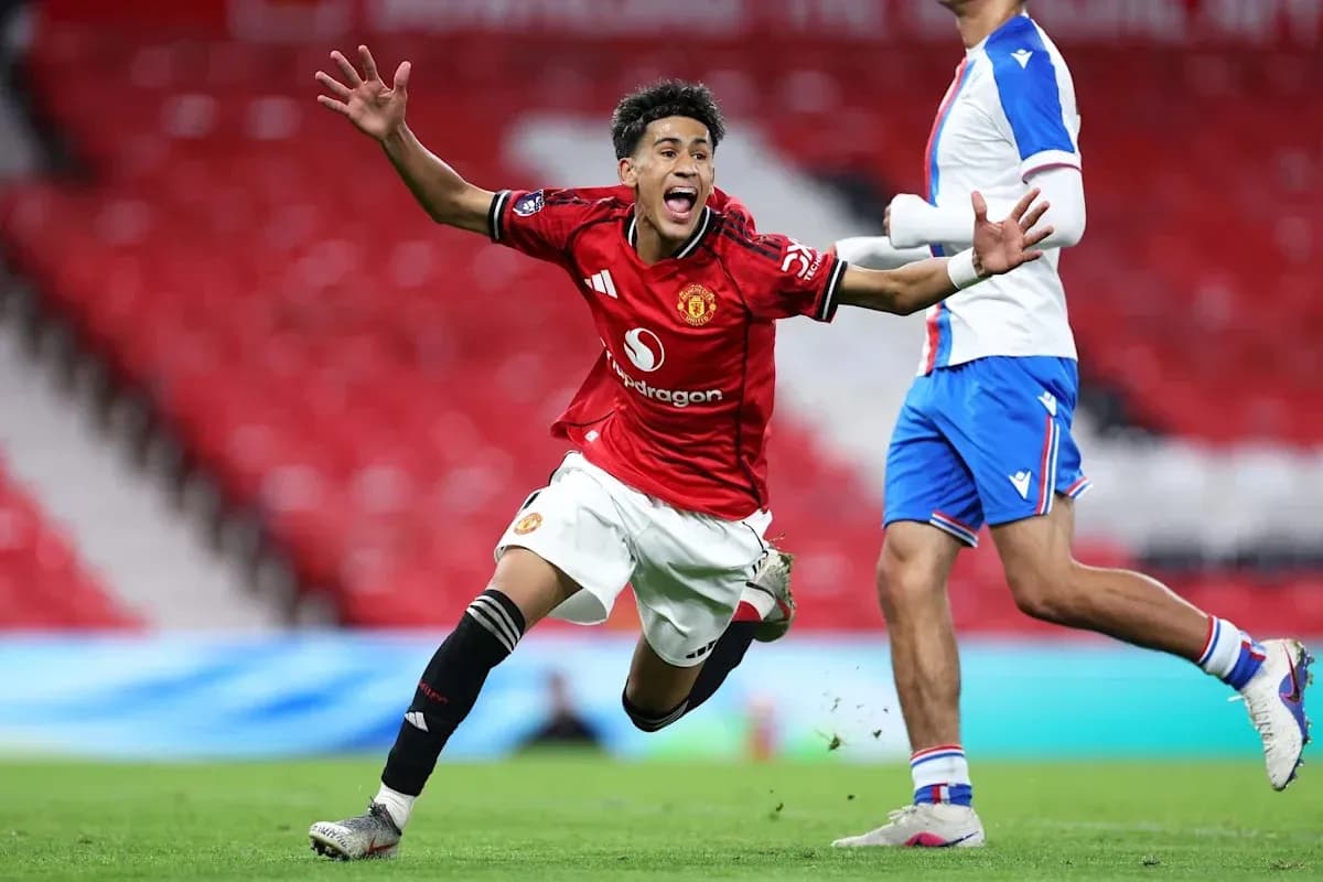 Player celebrating after scoring during match