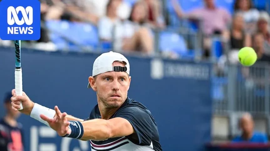 Player hitting a forehand shot during match