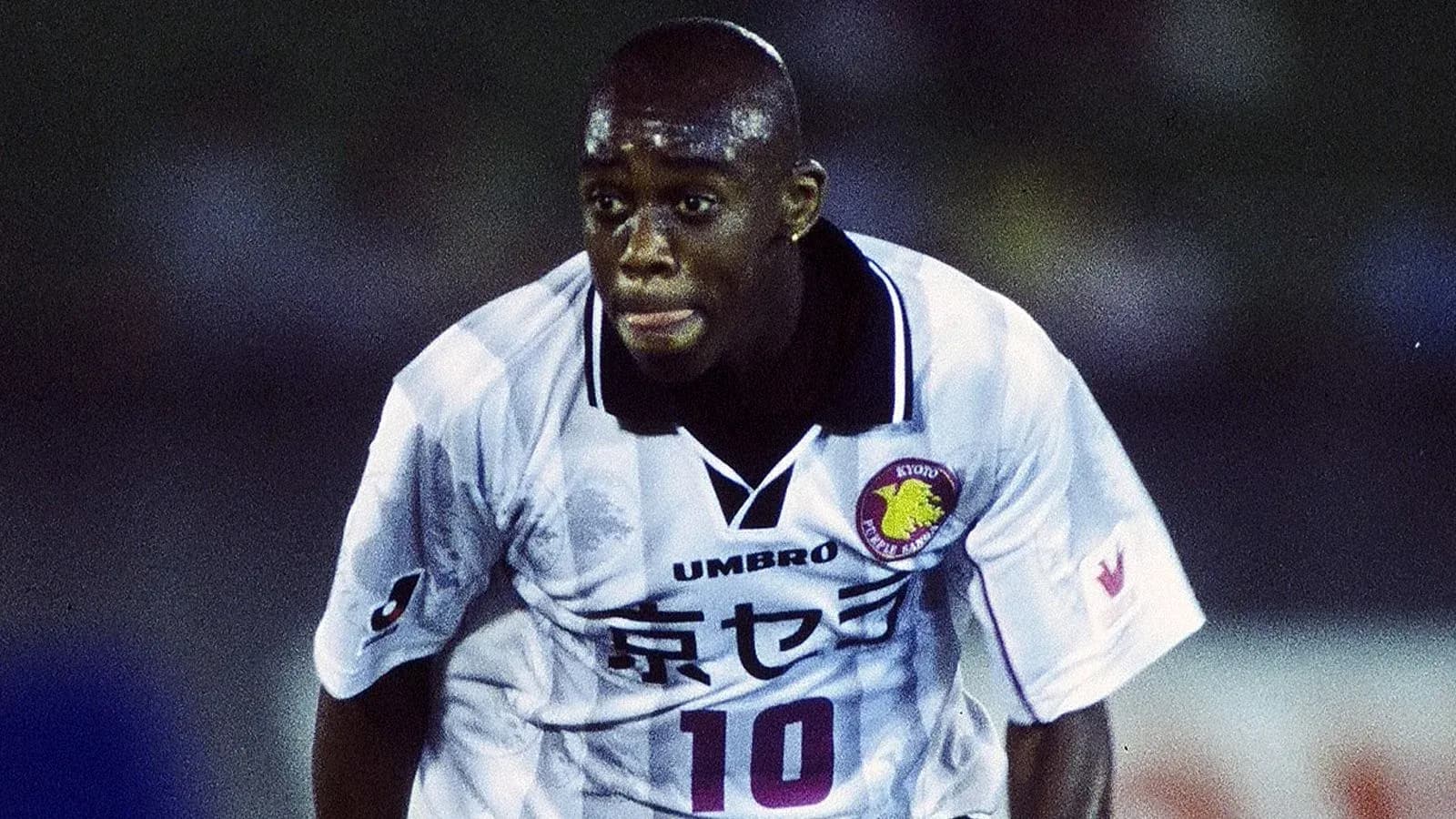 Player wearing jersey number 10 during match