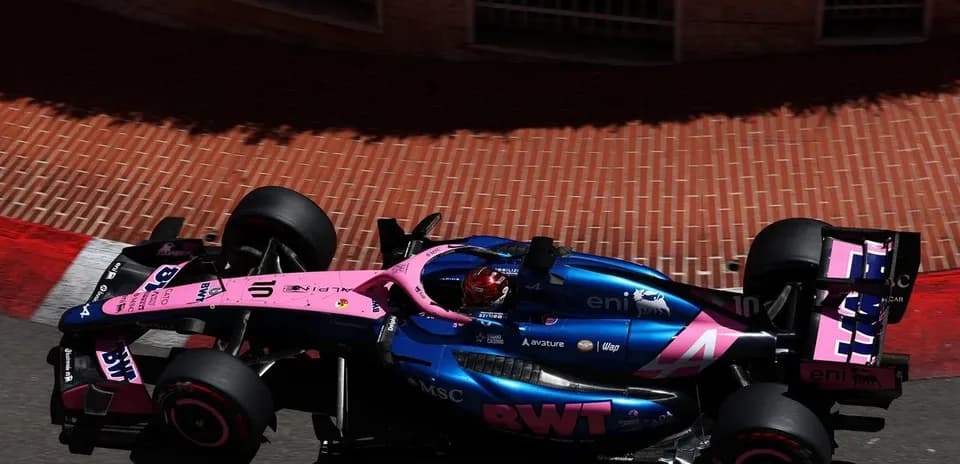 Race car navigating a corner on a track
