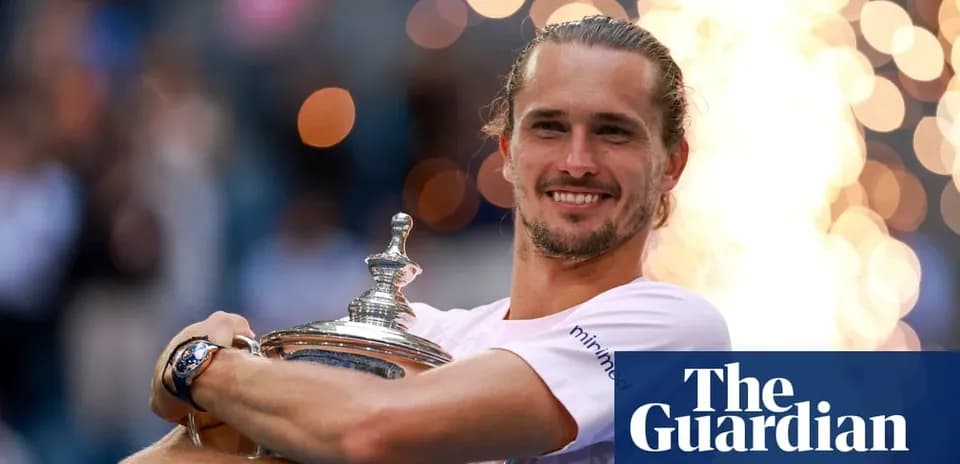 Player celebrating with trophy after tournament victory
