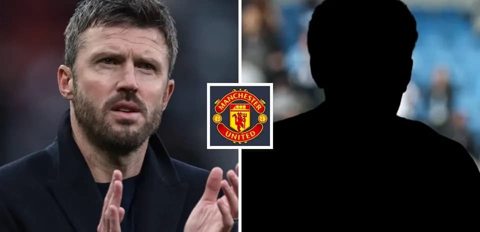 Man applauding with Manchester United logo in background