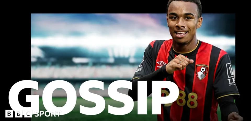 Player celebrating in AFC Bournemouth jersey with stadium background