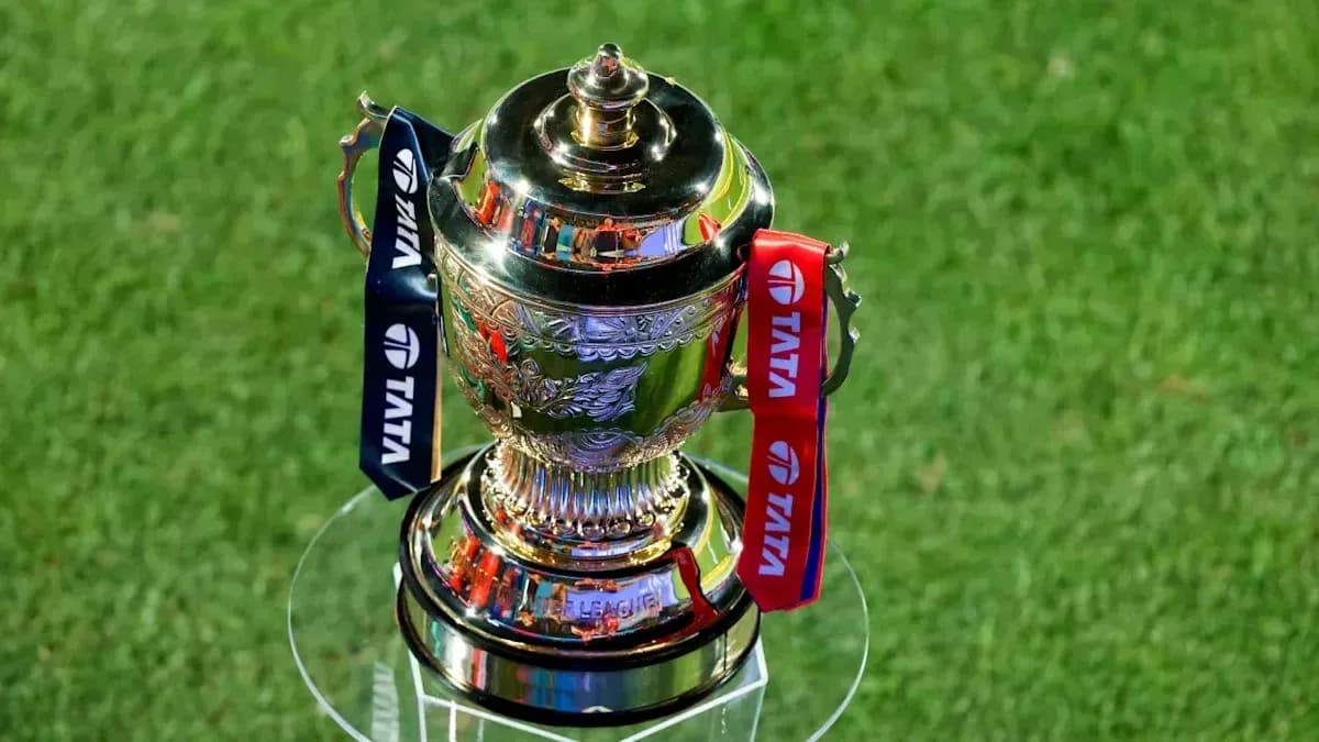 Trophy displayed on a pedestal with grass background