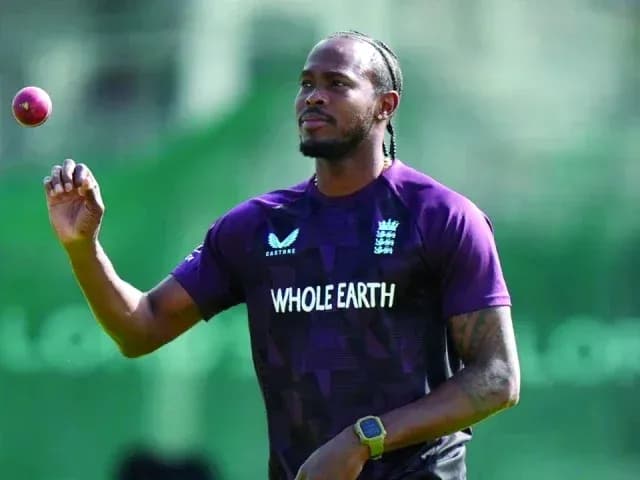 Cricketer holding a ball during practice session