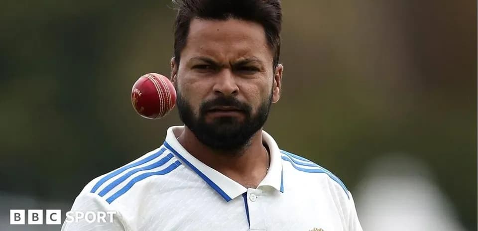 Cricketer focusing on a ball in practice session