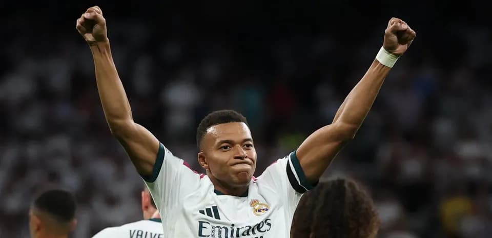 Player celebrating victory with raised fists
