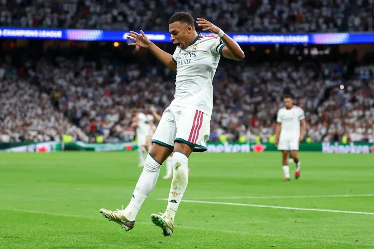Player celebrating a goal on the field