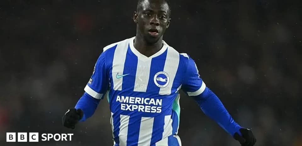 Player celebrating after scoring a goal for Brighton
