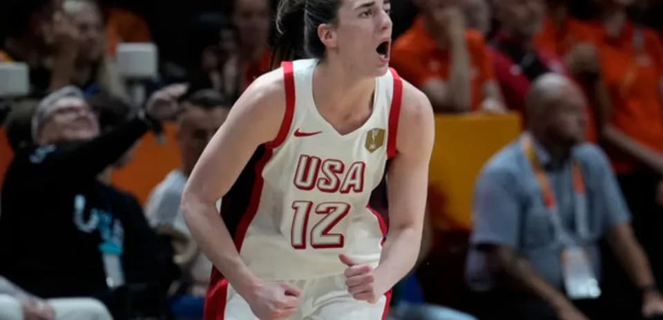 Player celebrating during a basketball game