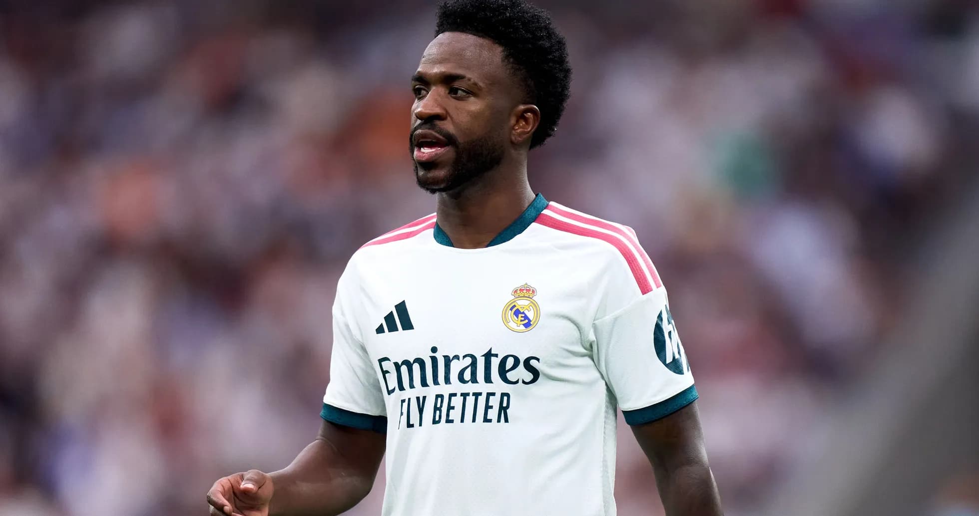 Player in Real Madrid kit during match