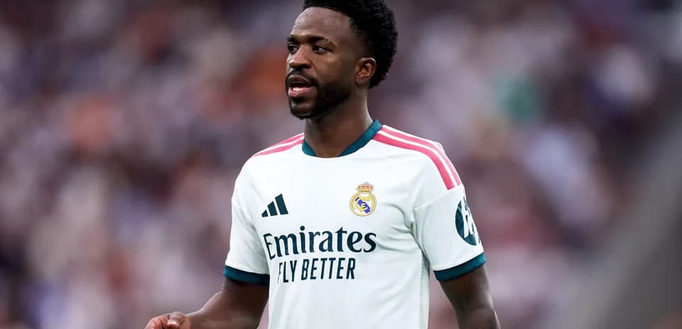 Player in Real Madrid kit during match