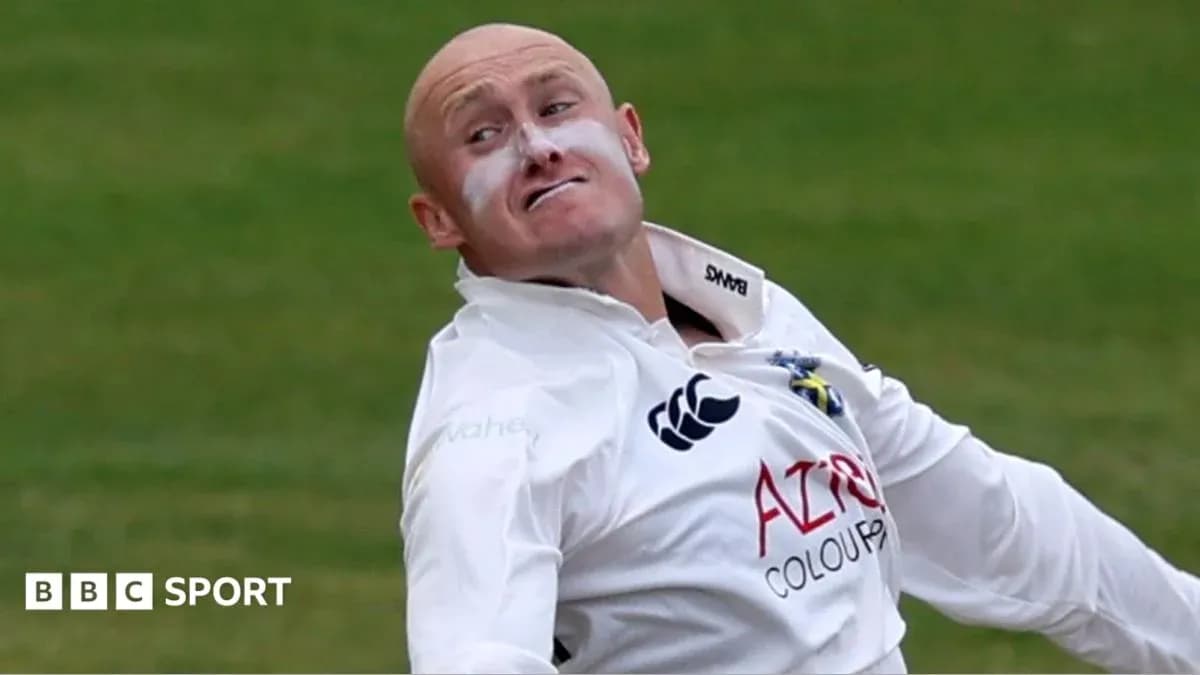 Cricketer delivering a ball on the field