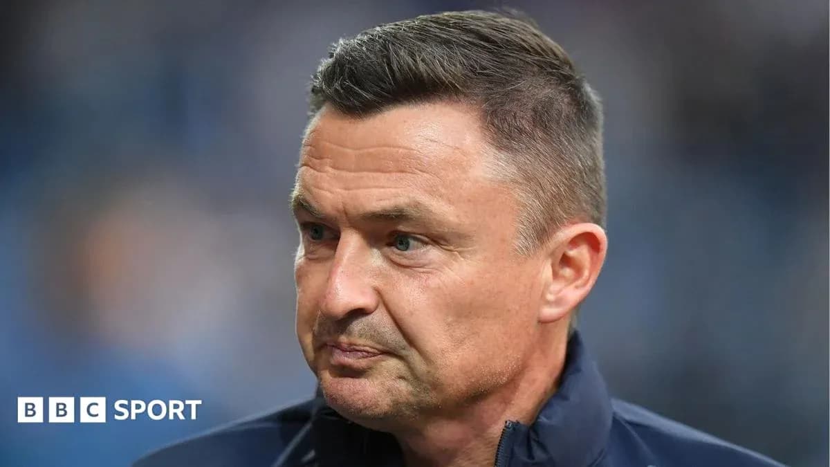 Manager speaking during a post-match interview