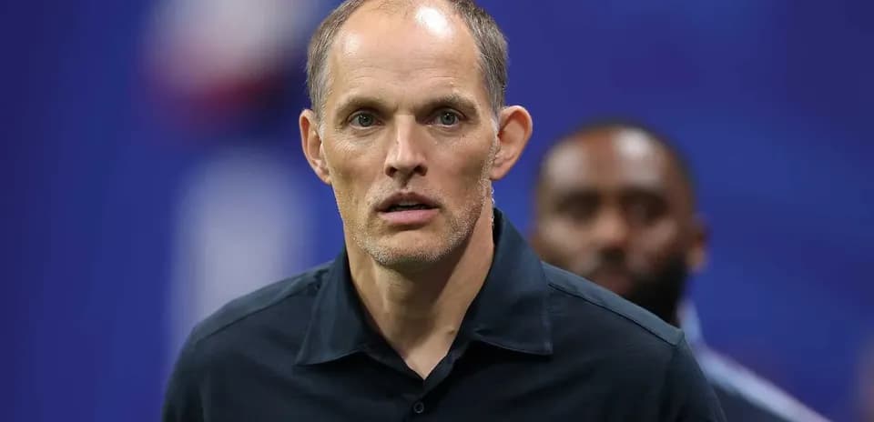 Coach looking on during a match preparation
