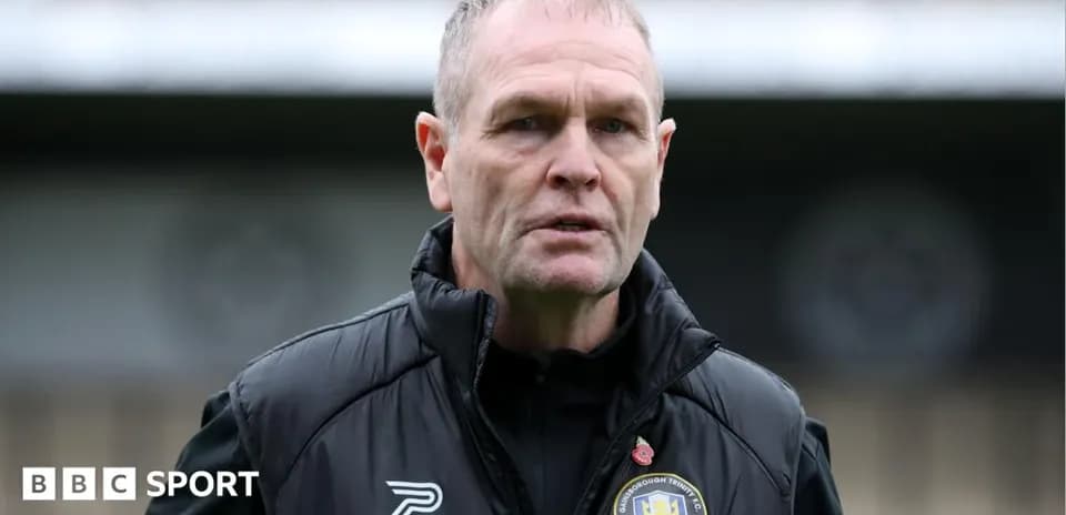 Manager speaking during a matchday preparation