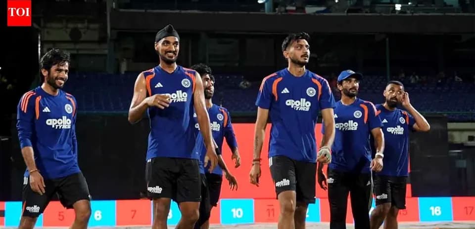 Cricket team walking off the field after practice