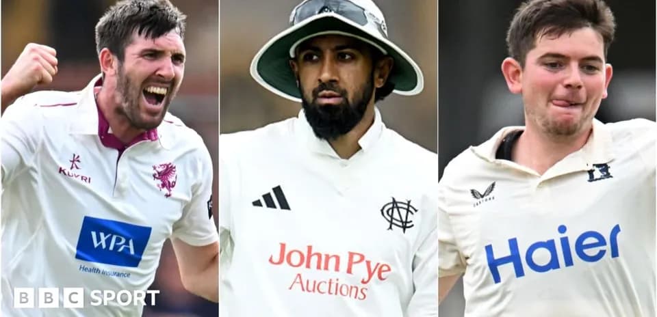 Three cricket players celebrating during matches