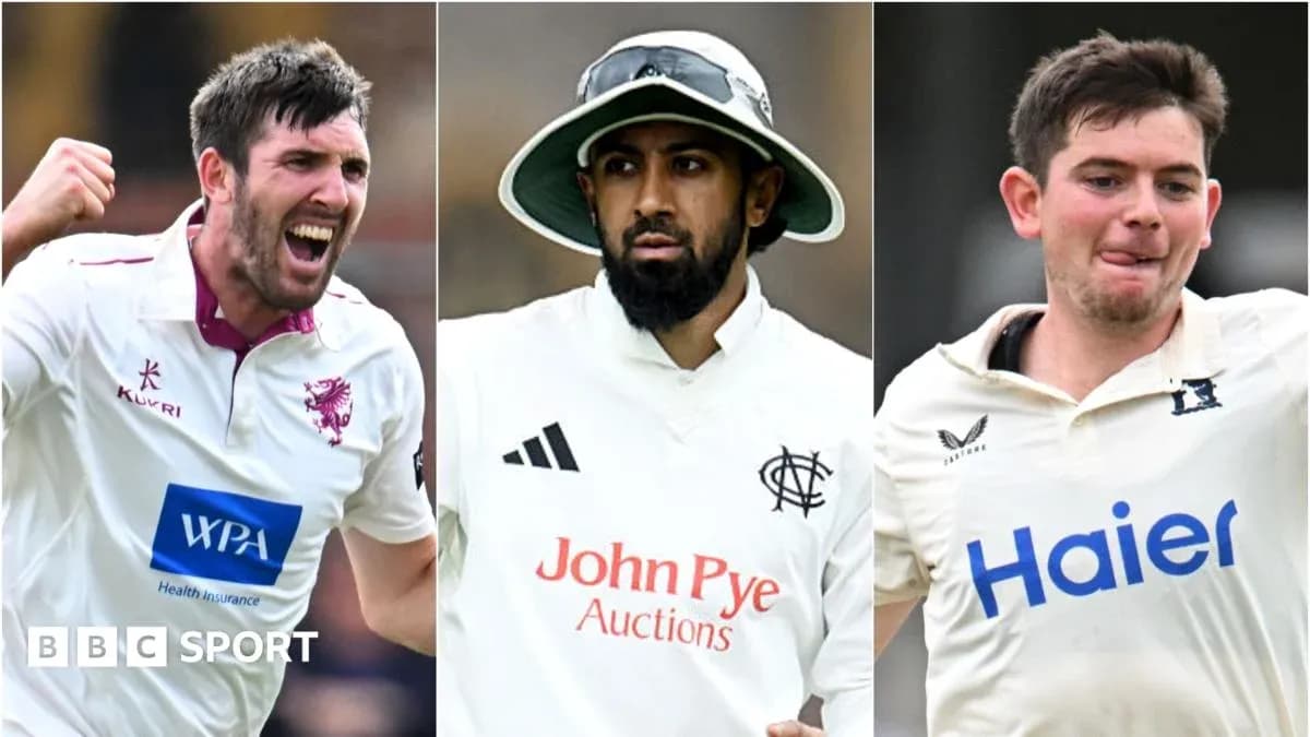 Three cricket players celebrating during matches