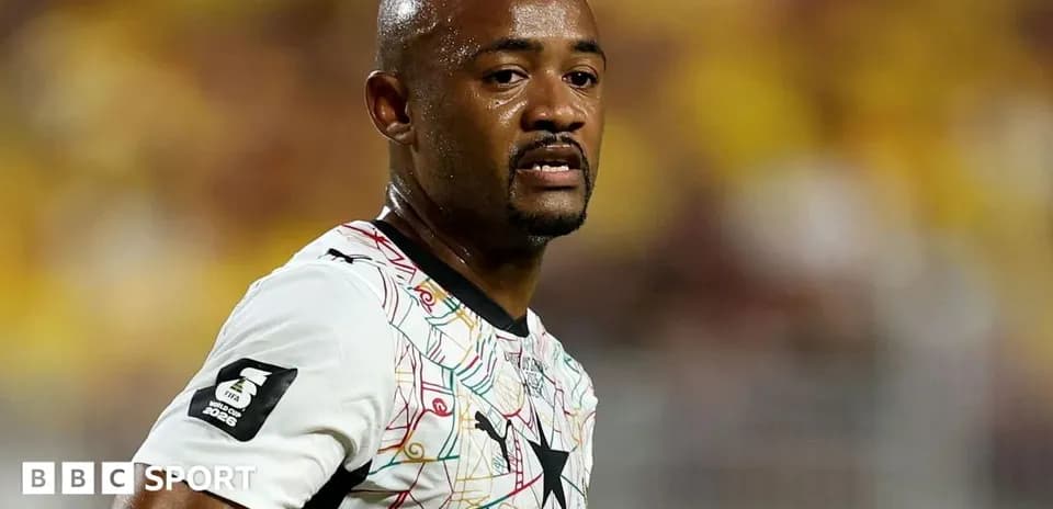 Player in Ghana kit during a match
