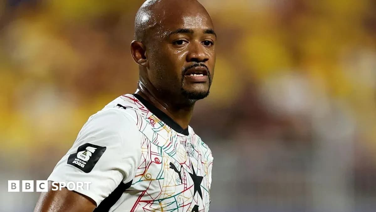 Player in Ghana kit during a match