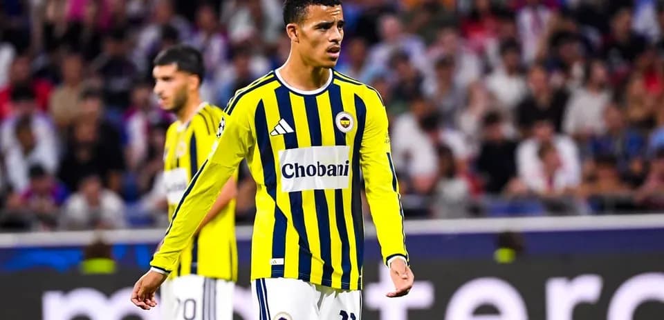 Fenerbahçe player on the pitch during match