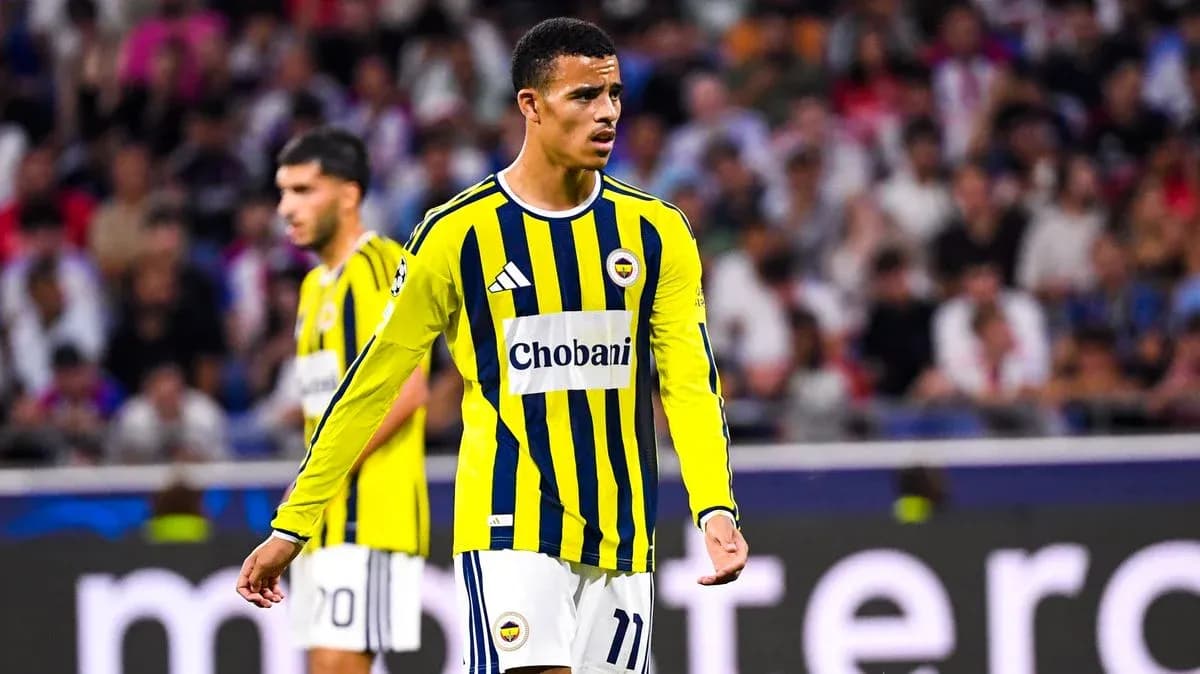 Fenerbahçe player on the pitch during match