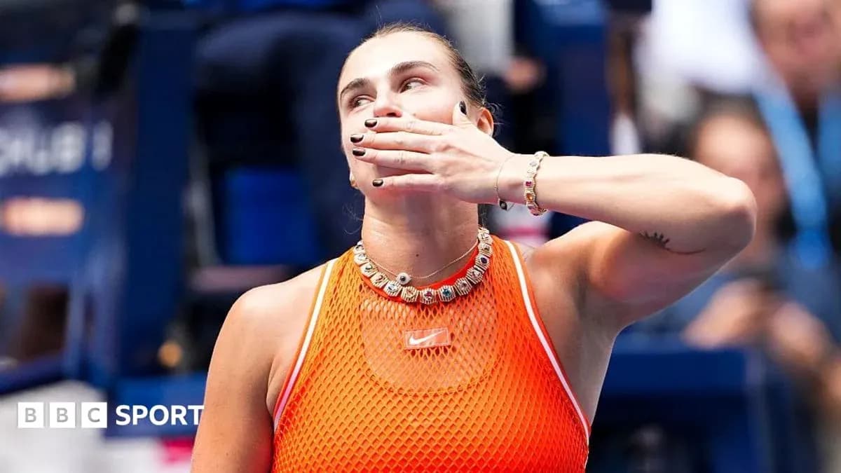 Tennis player celebrating after winning a match