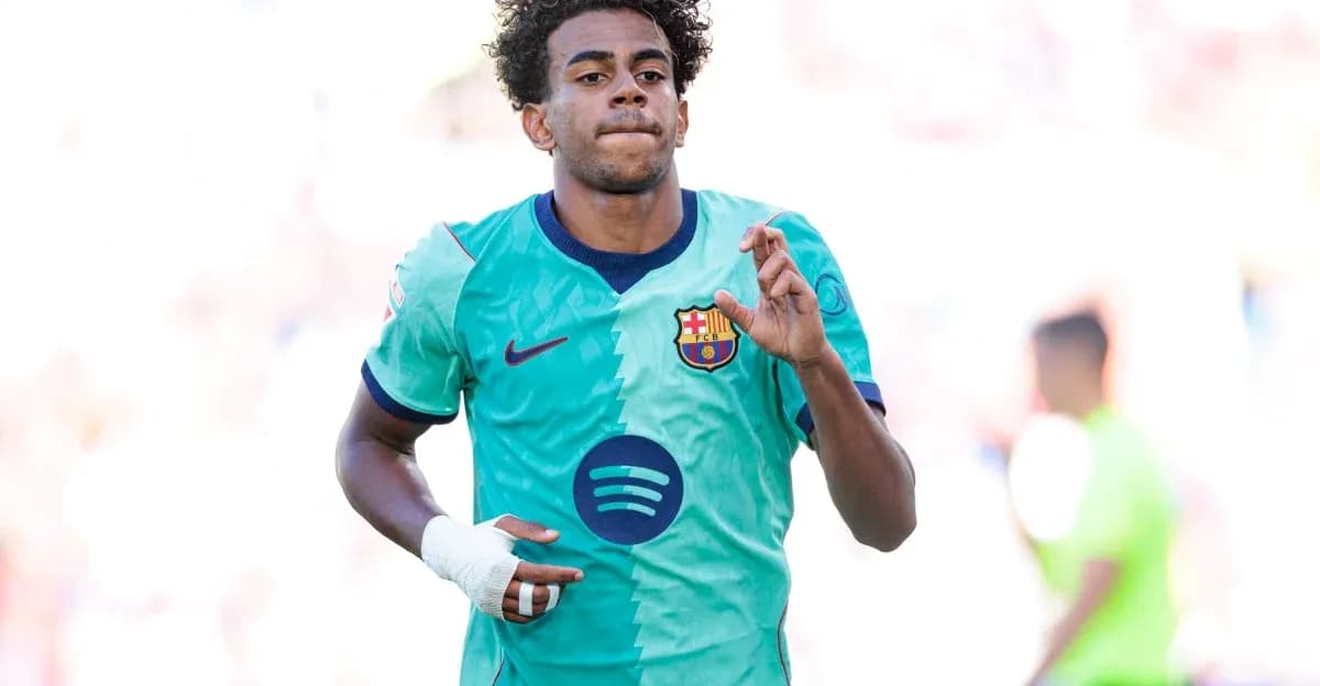Player celebrating during a football match