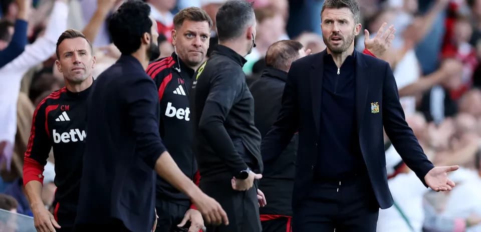 Coaches reacting during a tense match situation