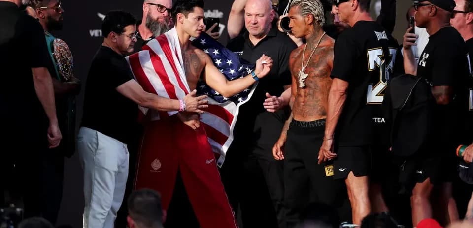 Boxers facing off at weigh-in event