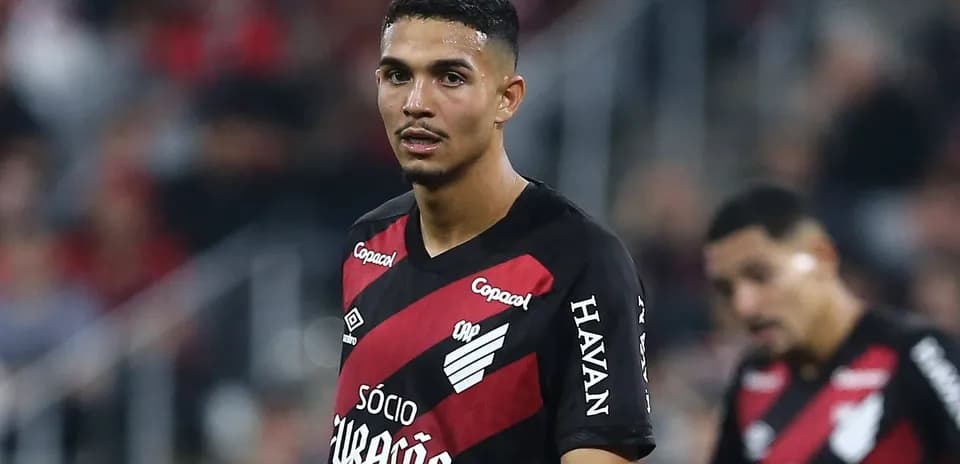 Athletico Paranaense player during match on field