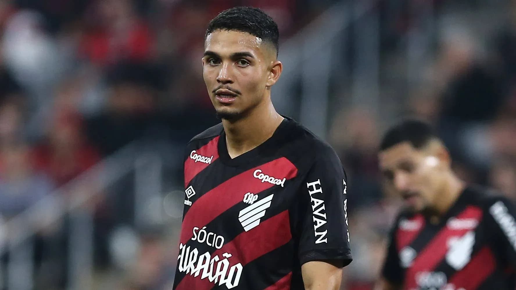 Athletico Paranaense player during match on field