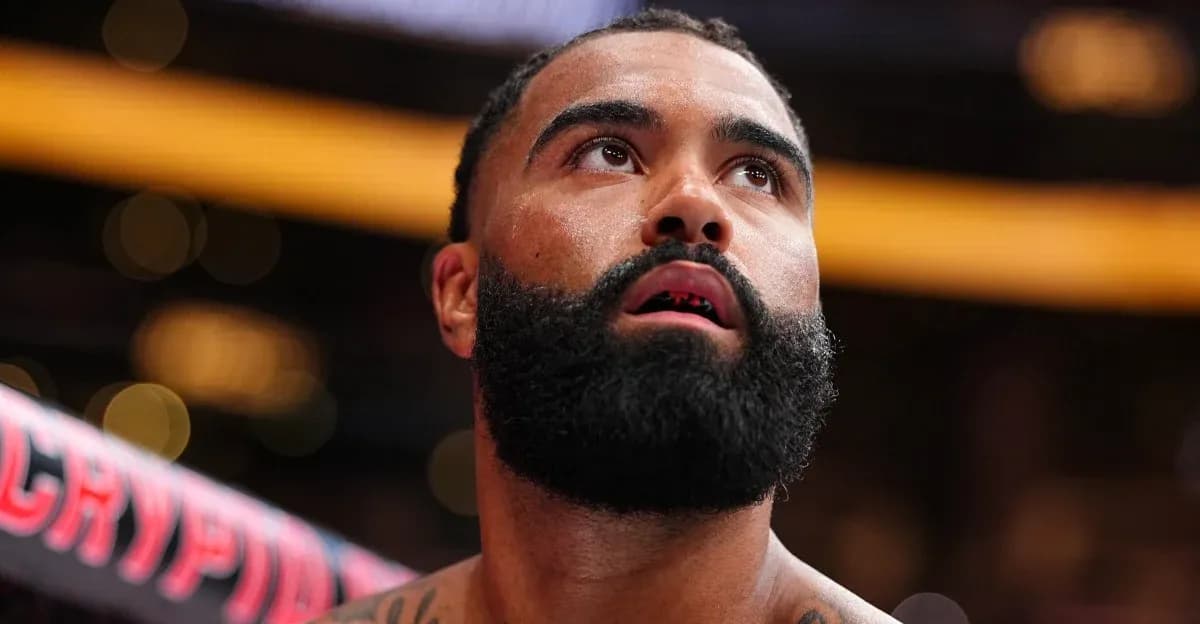Boxer looking up during a match in the ring