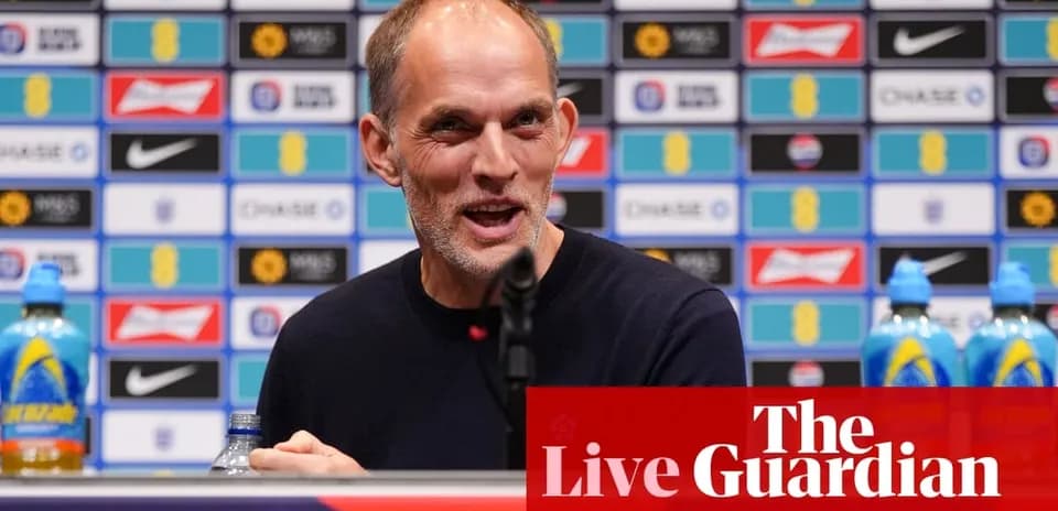 Manager speaking at press conference with drinks